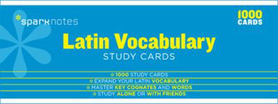 Cards Latin Vocabulary Sparknotes Study Cards: Volume 13 Book