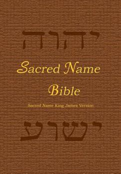 Paperback Sacred Name Bible: Sacred Name King James Version Book