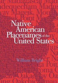 Paperback Native American Placenames of the United States Book