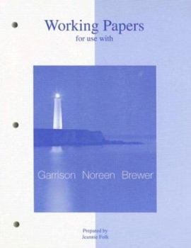 Paperback Managerial Accounting Working Papers Book