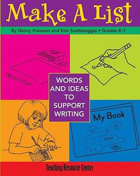 Paperback Make A List: Words & Ideas To Support Writing Book