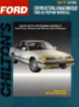 Paperback Ford Crown Victory and Grand Marquis, 1989-93 Book