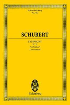 Paperback Symphony No. 8 in B Minor, D. 759 Unfinished: Edition Eulenburg No. 403 Book