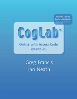Paperback CogLab: Online with Access Code, Version 2.0 [With Online Access Code] Book