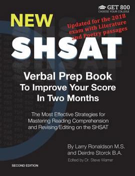 Paperback New SHSAT Verbal Prep Book To Improve Your Score In Two Months: The Most Effective Strategies for Mastering Reading Comprehension and Revising/Editing Book