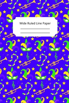 Mardi Gras Art Theme Notebook