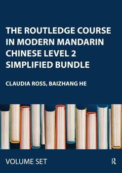 Paperback The Routledge Course in Modern Mandarin Chinese Level 2 Simplified Bundle Book