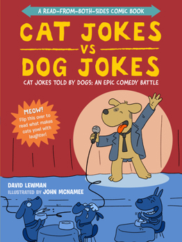 Paperback Cat Jokes vs. Dog Jokes/Dog Jokes vs. Cat Jokes: A Read-From-Both-Sides Comic Book