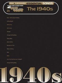 Paperback Essential Songs - The 1940s: E-Z Play Today Volume 25 Book