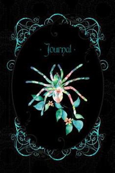 Paperback Journal: Gothic Floral Spider Lined Paper Blank Pages (Notebook, Diary) Book