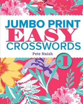 Paperback Jumbo Print Easy Crosswords #1 [Large Print] Book