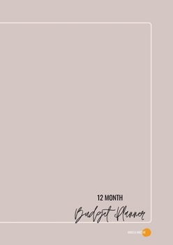 Paperback 12 Month Budget Planner Book
