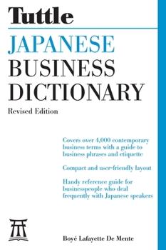 Paperback Japanese Business Dictionary Revised Edition Book