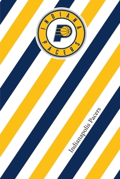 Paperback Indianapolis Pacers: Indianapolis Pacers Striped Notebook & Journal - NBA Fan Essential - Pacers Fan Appreciation Book