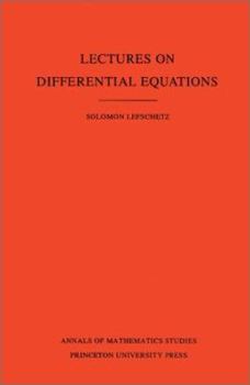 Paperback Lectures on Differential Equations Book