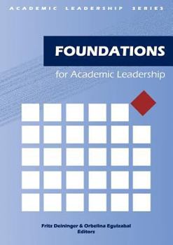 Paperback Foundations for Academic Leadership Book