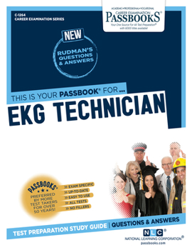 Paperback EKG Technician (C-1264): Passbooks Study Guide Volume 1264 Book