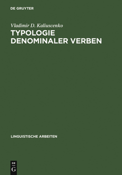 Hardcover Typologie denominaler Verben [German] Book