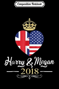 Composition Notebook: Harry and Meghan 2018 Royal Wedding British Vintage  Journal/Notebook Blank Lined Ruled 6x9 100 Pages