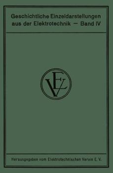 Paperback Die Entstehung Der Internationalen Maße Der Elektrotechnik [German] Book