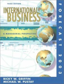 Paperback International Business: Managerial Perspective Forecast 2003 Book