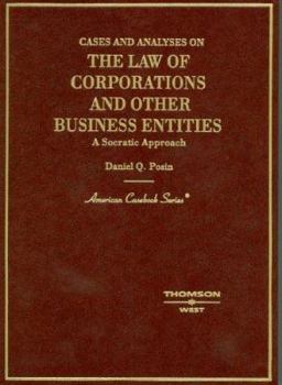 Hardcover Posin's Cases and Analysis on the Law of Corporations and Other Business Entities Book