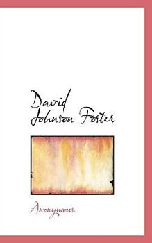 Paperback David Johnson Foster Book