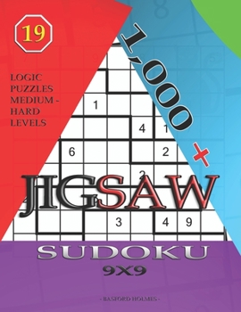 Paperback 1,000 + sudoku jigsaw 9x9: Logic puzzles medium - hard levels Book