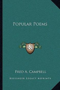 Paperback Popular Poems Book