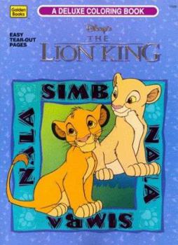 Paperback Disney's The Lion King: The Deluxe Coloring Book