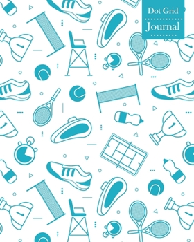 Paperback Dot Grid Journal: Notebook Planner with Unique Tennis Themed Cover Design Book
