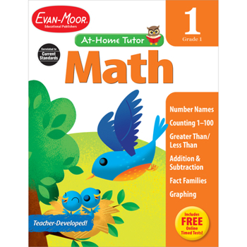 Paperback At Home Tutor Math, Grade 1 Book