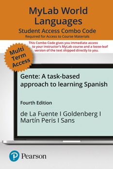 Printed Access Code Mylab Spanish with Pearson Etext -- Combo Access Card -- For Gente: A Task-Based Approach to Learning Spanish (Multi-Semester) Book