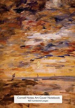 Cornell Notes Art Cover Notebook 160 Numbered Pages with Personal Index : Notebook for Cornell Notes with Art Cover by Eugene Boudin - 7 X10 Ideal for Studying, Includes Guide to Effective Studying an
