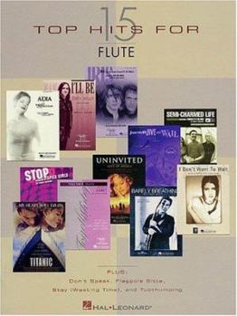 Paperback 15 Top Hits for Flute Book