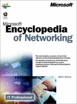 Paperback Microsoft Encyclopedia of Networking [With CD-ROM] Book