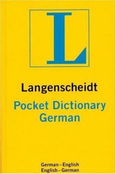 Langenscheidt's Pocket German Dictionary German-English English-German - Book  of the Langenscheidt Pocket Dictionary