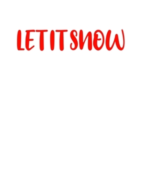 Let It Snow: A decorative book for coffee tables, bookshelves, end tables, and interior design styling - Housewarming Gift Decorum - stack decor books together to create a custom look to any room in h
