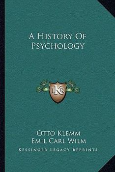 Paperback A History Of Psychology Book