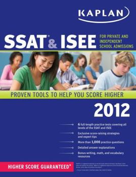 Paperback Kaplan SSAT & ISEE 2012 Edition Book