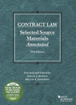 Paperback Contract Law, Selected Source Materials Annotated (Selected Statutes) Book