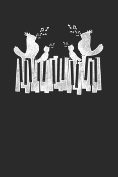 Paperback Piano With Birds: Pianos Notebook, Blank Lined (6" x 9" - 120 pages) Musical Instruments Themed Notebook for Daily Journal, Diary, and G Book