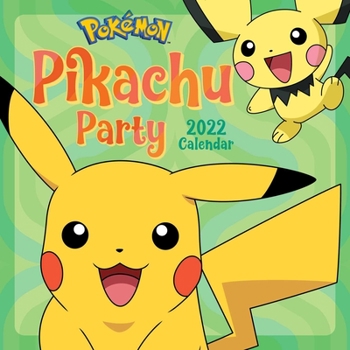 Calendar Pok?mon Pikachu Party 2022 Wall Calendar Book