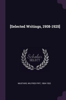 Paperback [Selected Writings, 1908-1925] Book