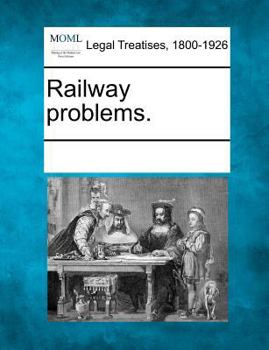 Paperback Railway problems. Book
