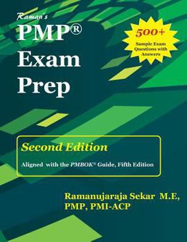 Paperback RAMAN's PMP EXAM PREP Guide for PMBOK 5th edition: The guide for PMP Exam Preparation Book