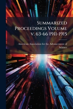 Paperback Summarized Proceedings Volume v. 63-66 1911-1915 Book