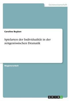 Paperback Spielarten der Individualität in der zeitgenössischen Dramatik [German] Book