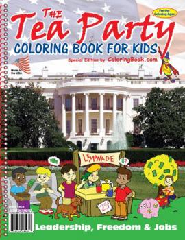 Paperback Tea Party Coloring Book (8.5x11) Book