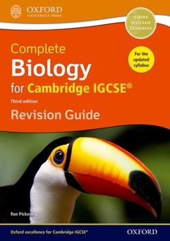 Paperback Complete Biology for Cambridge Igcse RG Revision Guide (Third Edition) Book